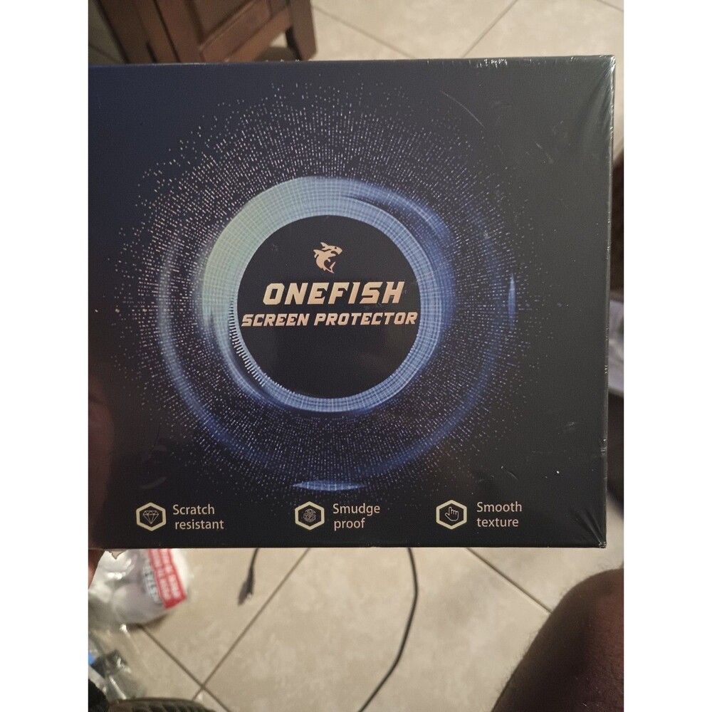 ONE FISH SCREEN PROTECTOR SCRATCH RESISTANT Smudge Proof SMOOTH TEXTURE Sealed!!